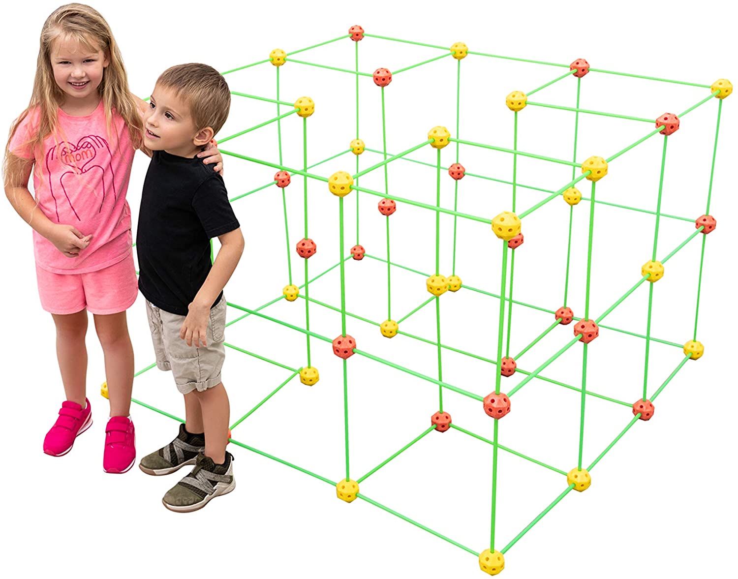 Funphix Fort 154 Pc Set for Supersized Glow in The Dark Fort 