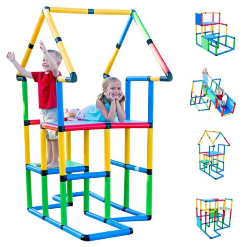 Deluxe Construction Toy Sets, For Indoor & Outdoor Building Set for Ages 2 - 12 - Image 3