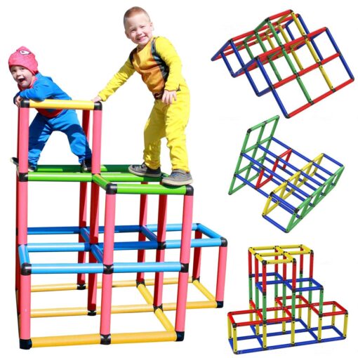 Climbing Gyms Playset Structure, Build & Play Indoor/ Outdoor Climbers For Kids - Image 2