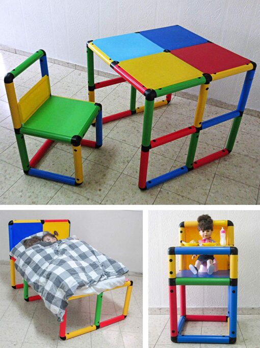 Standard Set- 199 Pieces - Building play-structures for Indoors & Outdoors - Image 6