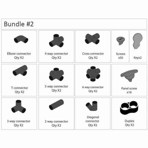 Bundle of Connectors and Screws - Image 2