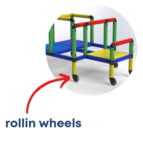 funphix add-on parts - rolling wheels