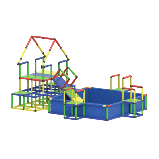 Funphix Jumbo Pool / Ball Pit & Climbing Modular Playset